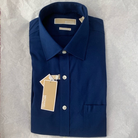 Michael Kors Other - NWT Michael Kors Non-iron Blue Graphite Dress Shirt, MSRP $98